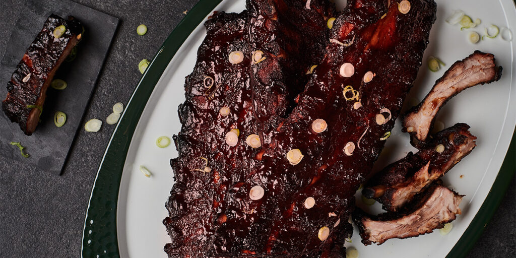 Big Green Egg Spare ribs 321 method