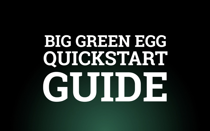 big green egg instructions service