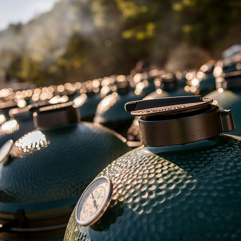 a lot of large big green eggs