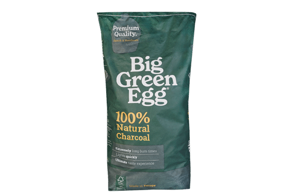 100% natural charcoal Big Green Egg kamado