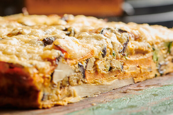 Vegetarisches Gemüsegratin aus dem Big Green Egg