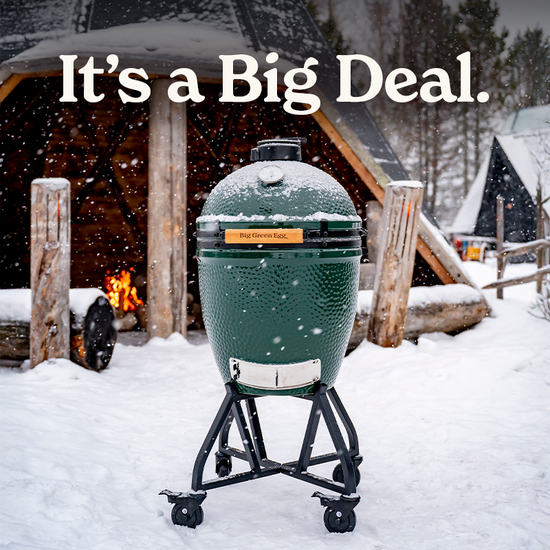 It's a Big Deal Big Green Egg sales pakketten. 
